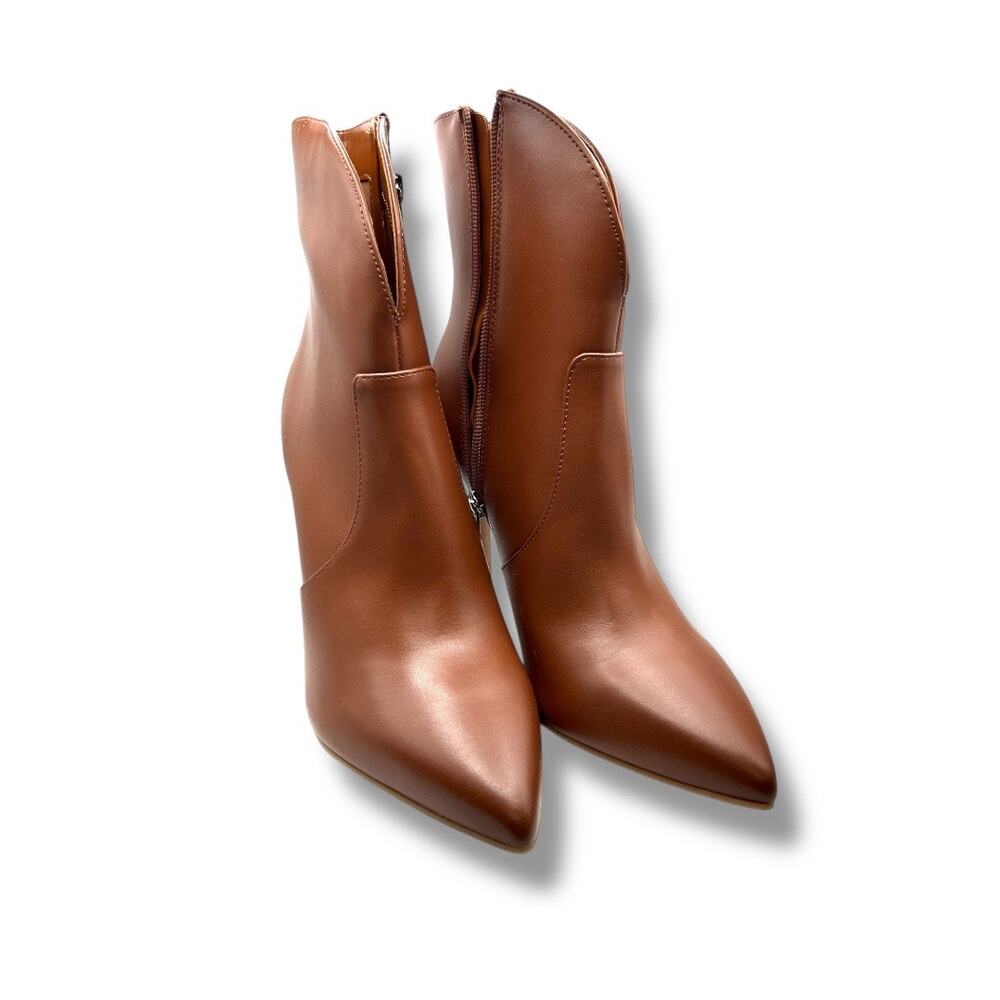 Nine West Brown Tolate Ankle Boots 8.5 - Picture 2 of 7